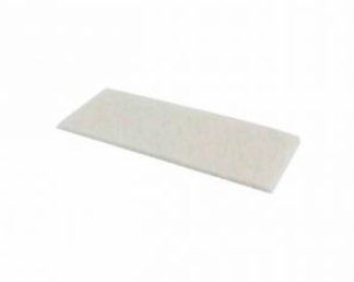 Fibra de limpeza macia Branca 10cm 25cm