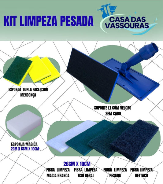 🧽 Kit Limpeza Pesada – Casa das Vassouras