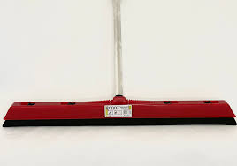 Rodo plastico vermelho 60cm cabo de alumínio de 1m50